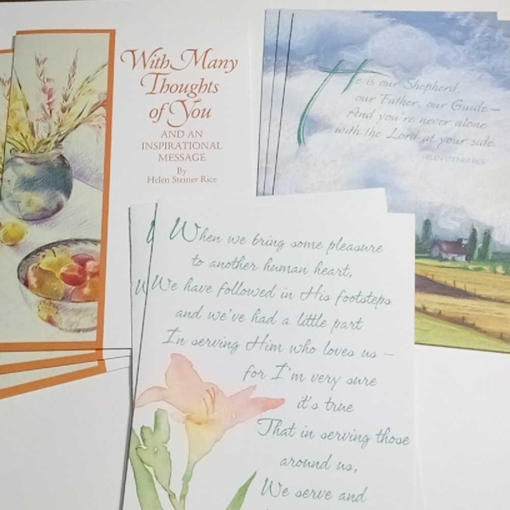 2/$20 8pk Helen Steiner Rice Cards